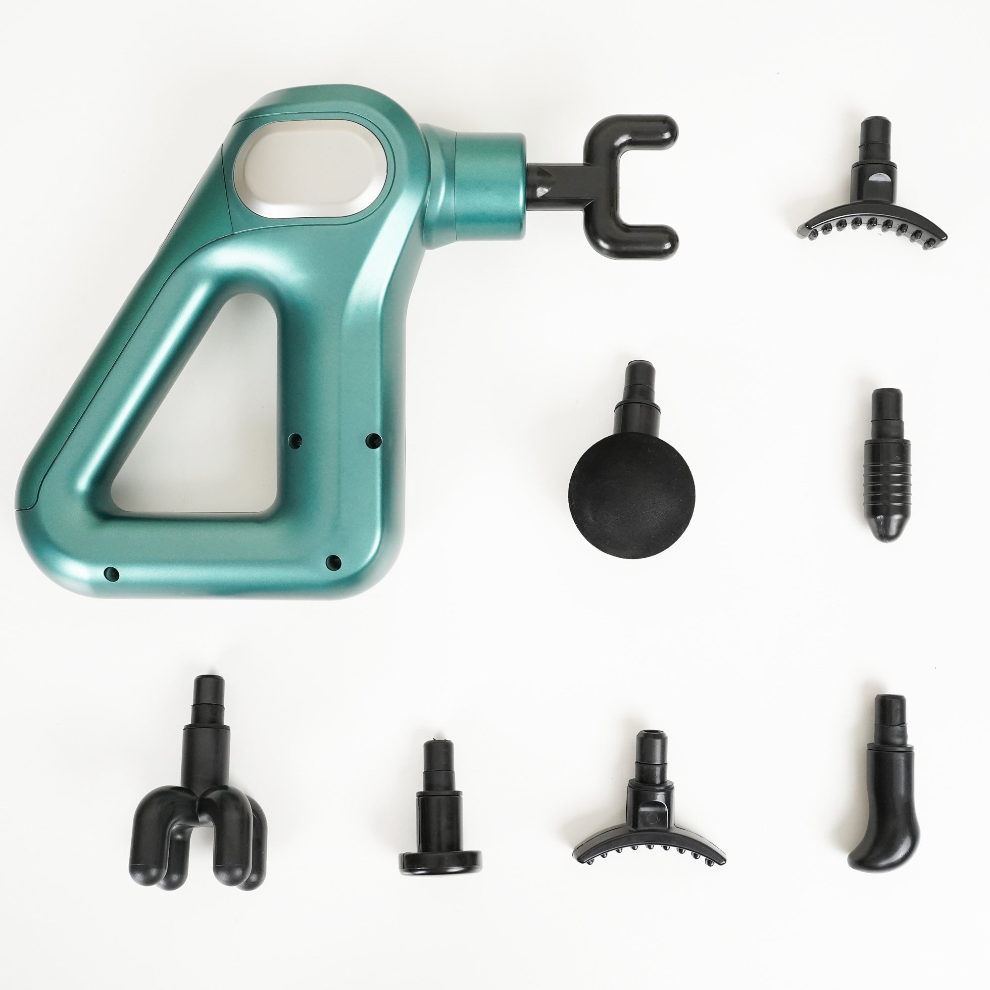 Therapeutische Muskelmassagepistole mit 8 Köpfen und 12 Geschwindigkeitsstufen