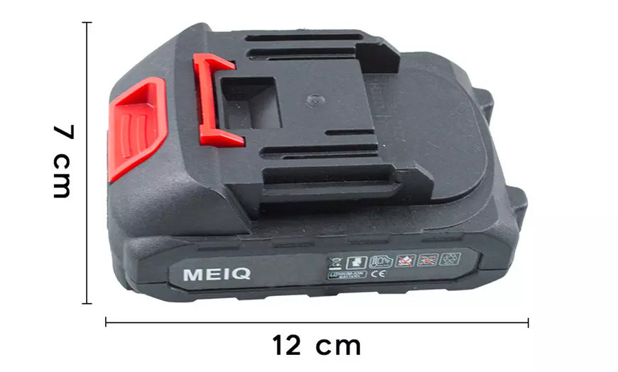 Mini-Akku-Elektrokettensäge, 2 Batterien, Astkettensäge, Holzschneiden,