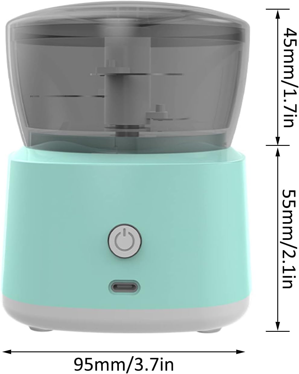 Elektrischer Mini-Lebensmittelzerkleinerer, Lebensmittelzerkleinerer, Mini-Küchenmaschine, tragbarer Lebensmittelmixer, kabelloser Fleischwolf