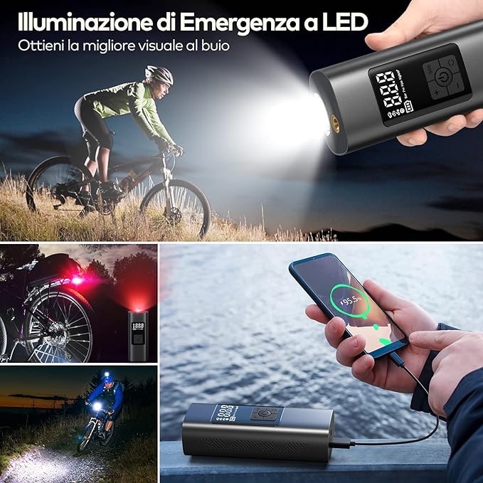 Pro Portable Electric Inflator (Rechargeable)