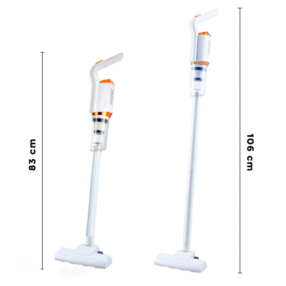 Electric cordless portable vacuum cleaner