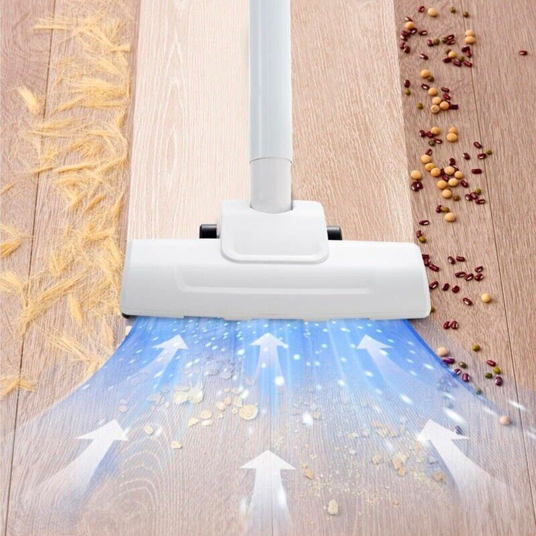 Electric cordless portable vacuum cleaner