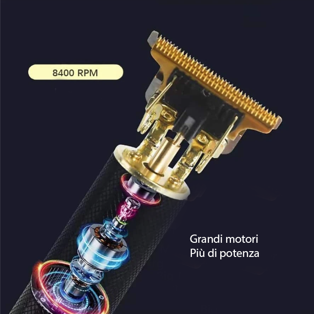 Professional Barber Electric Razor, With Rechargeable Battery