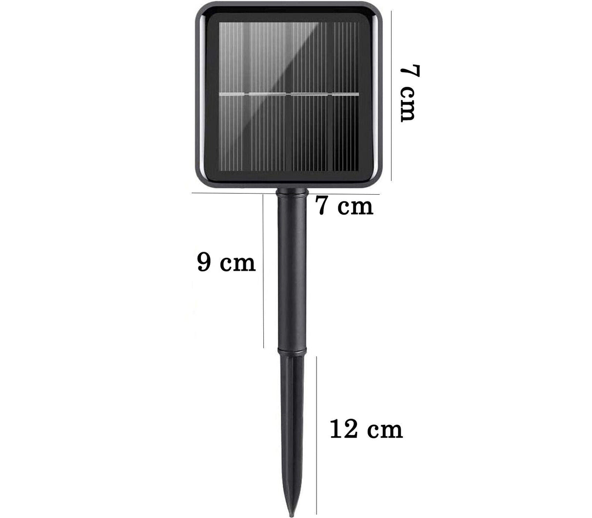 Luci a led per esterni con pannello solare