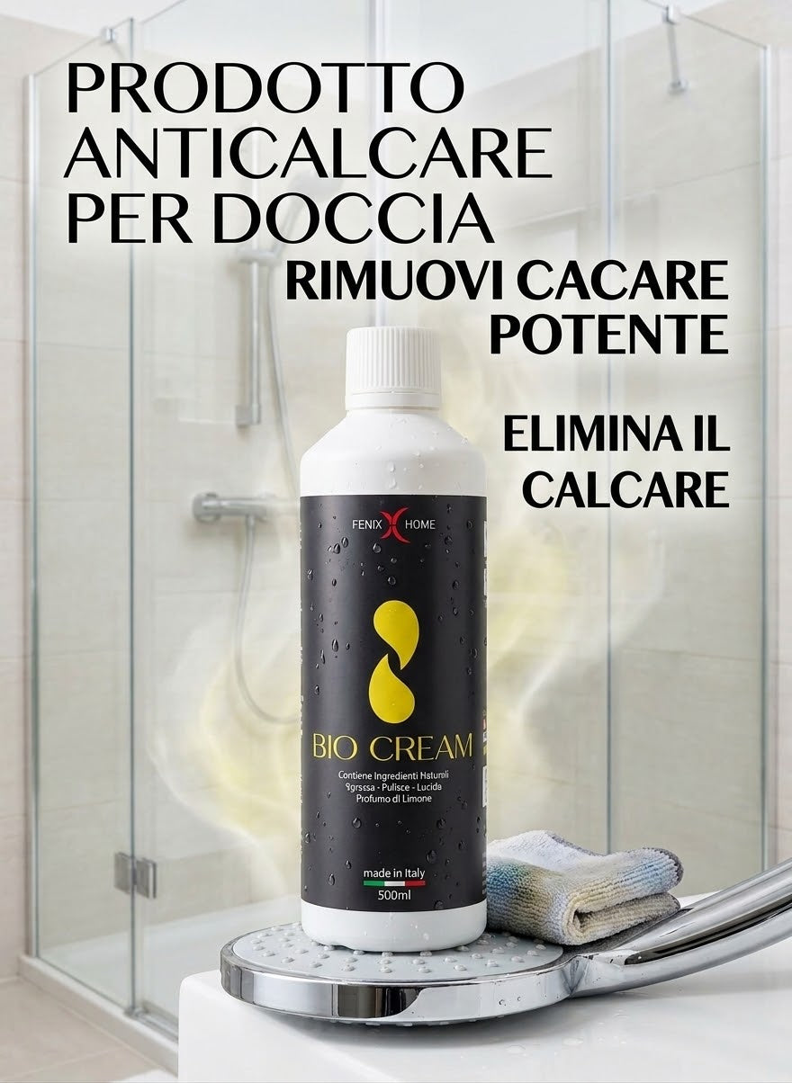 Bio Cream – Crema Detergente Multiuso al Limone | Induzione, Acciaio, Marmo e Bagno