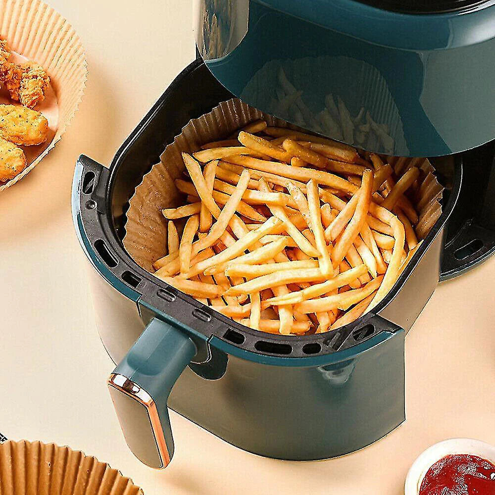 Hârtie de copt pentru friteuza cu aer, 100 bucăți, pentru friteuza cu aer și cuptor