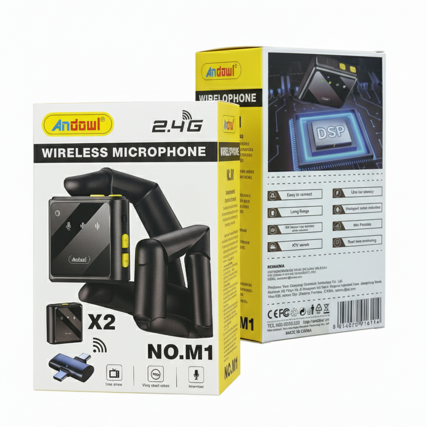 Microfono Wireless Tascabile Pro: Audio HD, Libertà Totale, Zero Rumori! 🌟