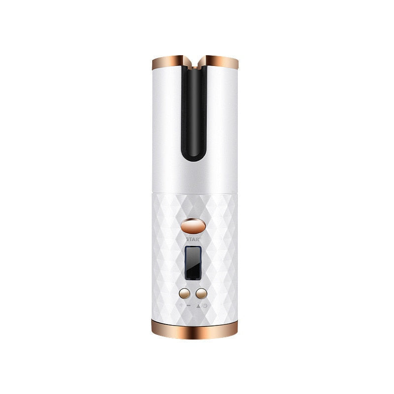 Automatic curl straightener