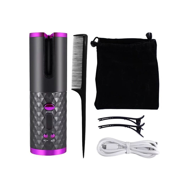 Automatic curl straightener