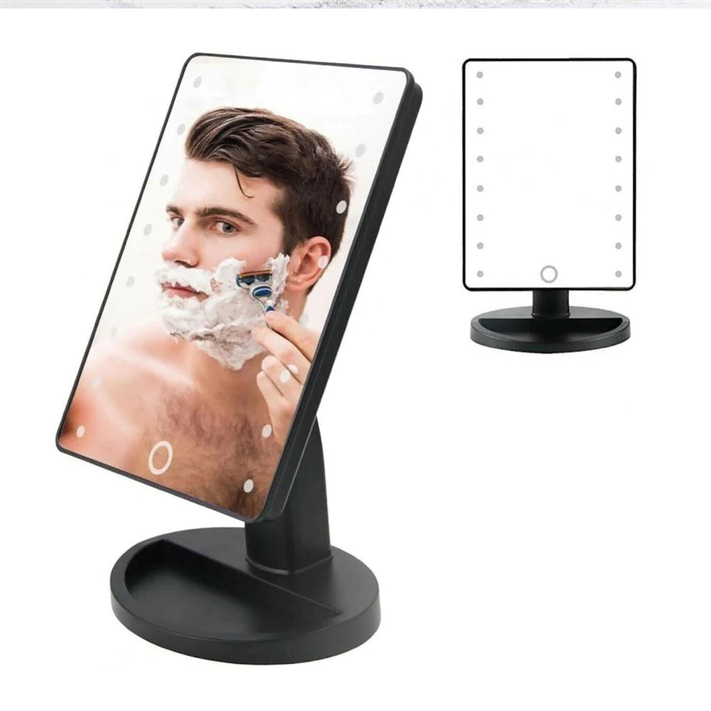 Led Cosmetic Mirror, 22 integrated LEDs to always be ready