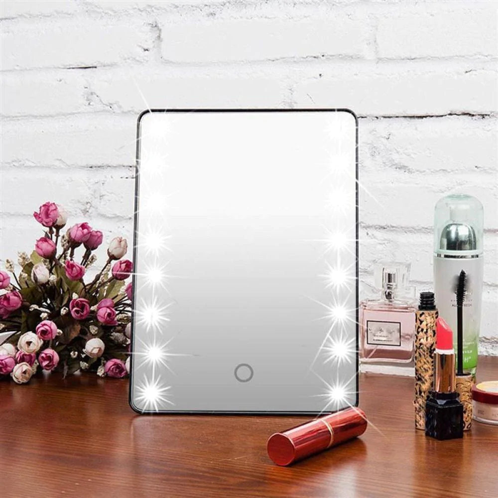 Led Cosmetic Mirror, 22 integrated LEDs to always be ready