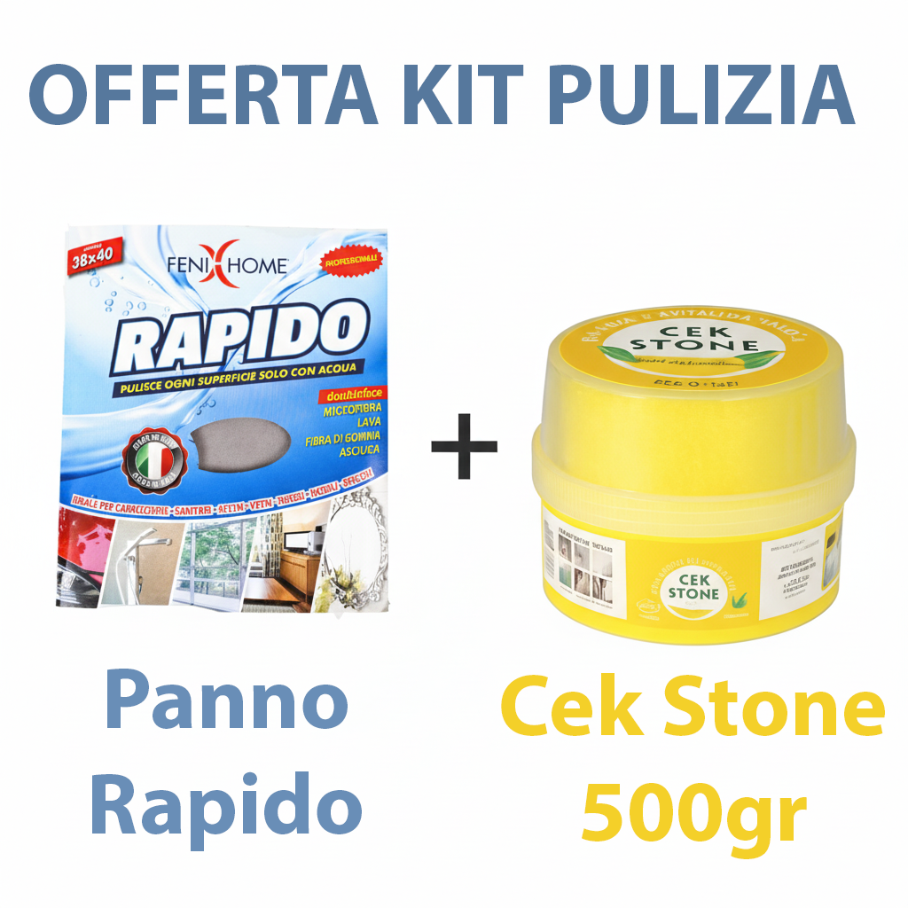Kit Curățare Lavetă Rapidă + Cek Stone CADOU