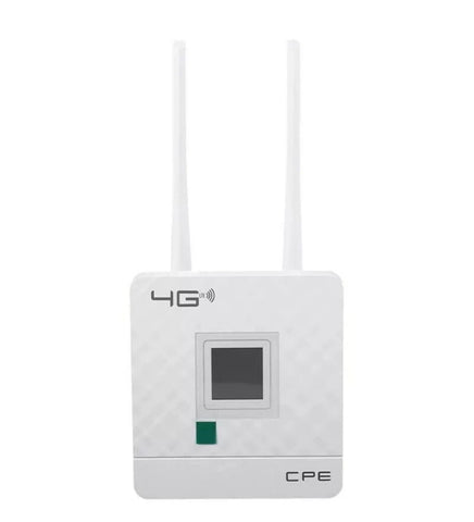 Modem WiFi Router Wireless LTE Home 3G 4G 2 Antenne Esterne, CPE con Porta RJ45 e Slot per Scheda SIM Spina UE