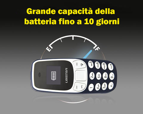 Mini Telefono Cellulare, Bluetooth, Dual Sim, Gsm, Mp3