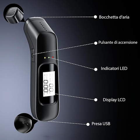 Etilometro Portatile Certificato: Precisione e Affidabilità per Uso Domestico e Feste