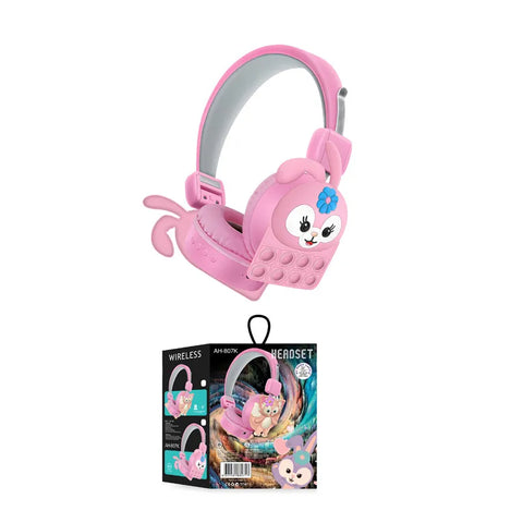 Cartoon Headphones for Children, Bluetooth Headphones Cartoon Characters