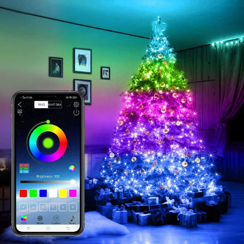 LED-Weihnachtsbaumlichter 10 Meter, LED-Schlafzimmer-Tik-Tok-Lichter, LED-Spielzimmer