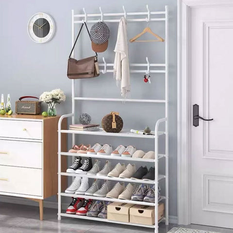 Shoe rack with coat hanger / Open cabinet Entrance