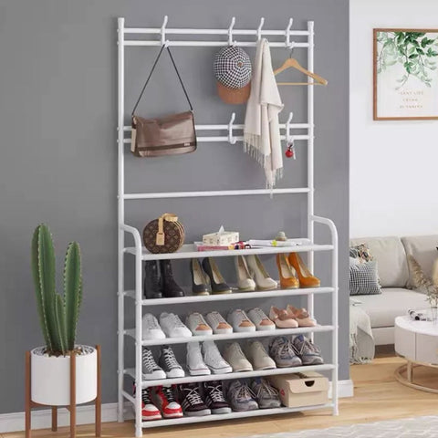 Shoe rack with coat hanger / Open cabinet Entrance