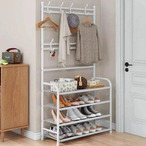 Shoe rack with coat hanger / Open cabinet Entrance