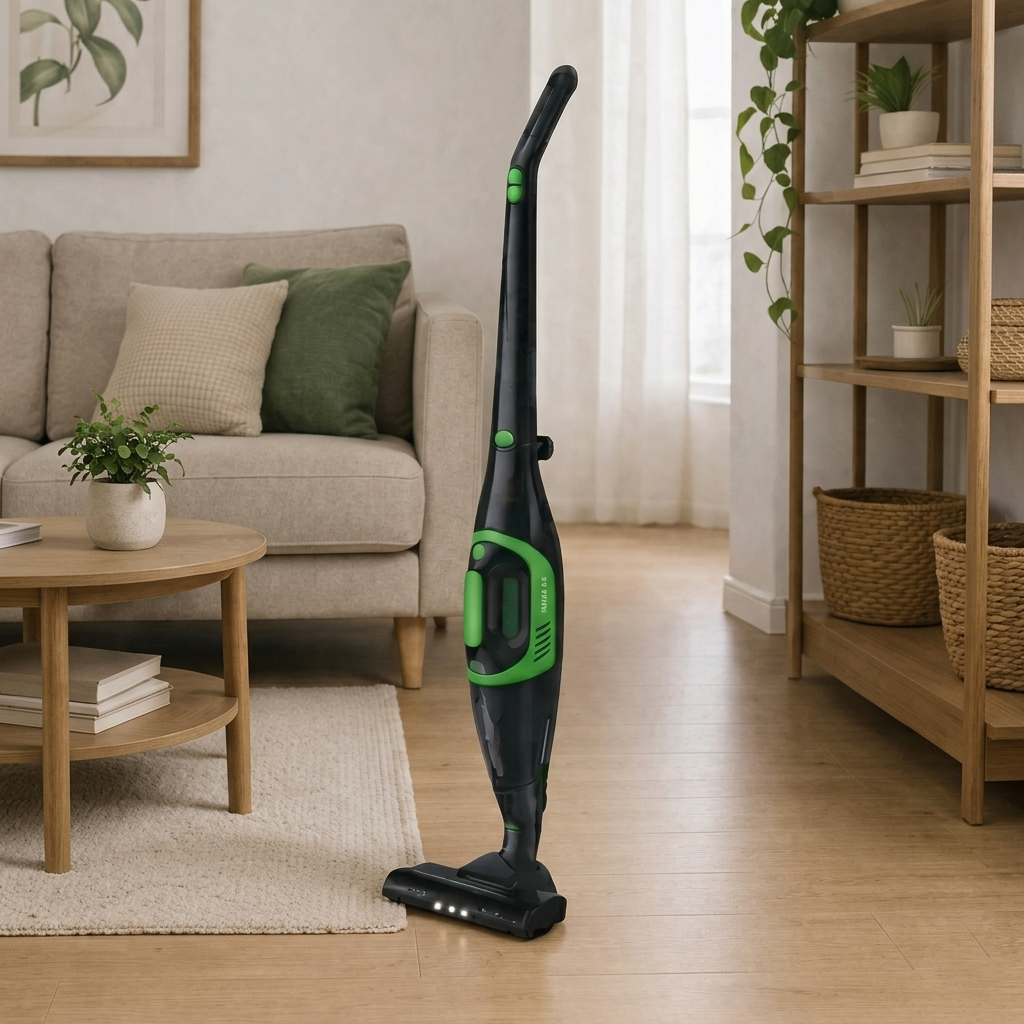 Aspirapolvere Scopa Workwear® Senza Fili 2 in 1 – Aspirapolvere Ricaricabile a Batteria Litio con Tecnologia Ciclonica, Spazzola Motorizzata LED, Testa Rotabile 180°, Senza Sacco – 150W