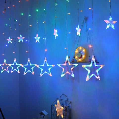 Christmas lights Stars, Waterfall Christmas lights,