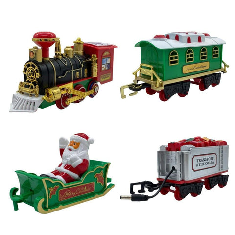 Christmas tree train, Santa Claus train