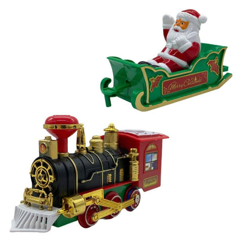 Christmas tree train, Santa Claus train