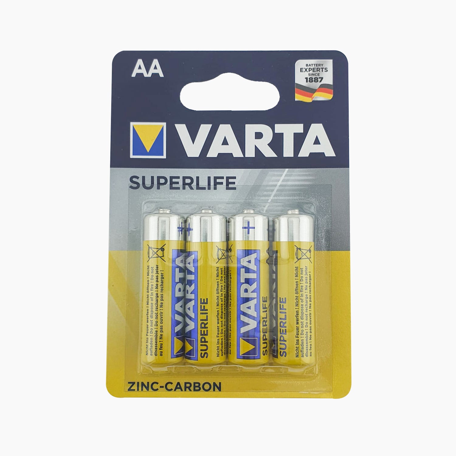 set 4 Batterie Varta