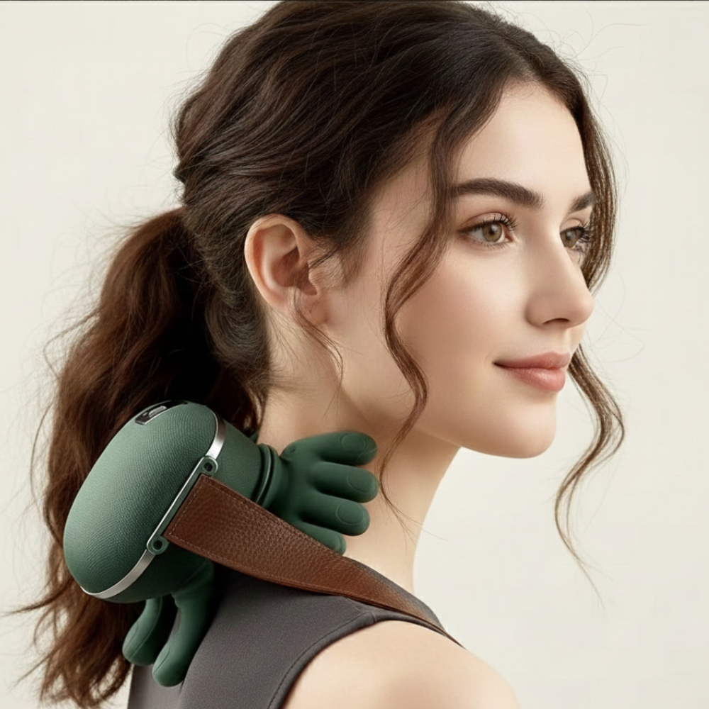 Massaggiatore Cervicale Shiatsu – Massaggiatore Collo e Spalle Elettrico