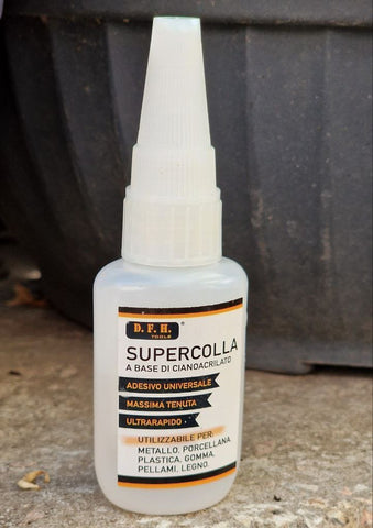 SuperColla Cek Store 40gr (Pack with 2 bottles of 20gr), Superglue glues everything, Cyanoacrylate glue