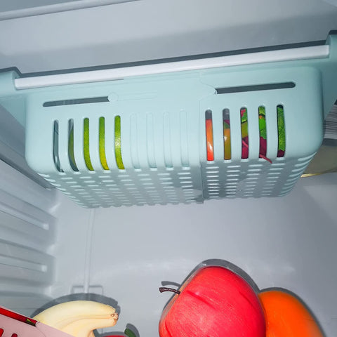 Basket kit with 4 square trays for refrigerator