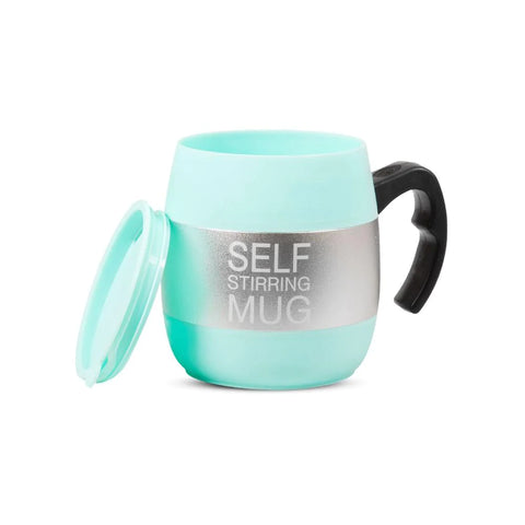 Black thermal self-stirring cup